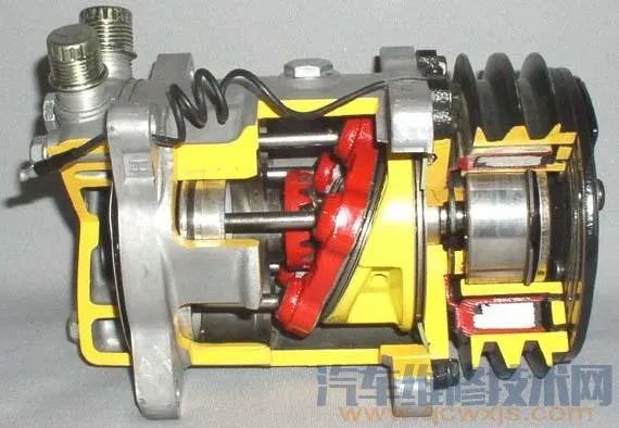 汽车空调压缩机工作原理