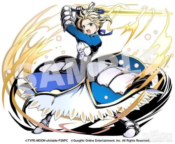 《Fate/stay night》圣诞贺图公布 与手游《神圣之门》联动卡面公开