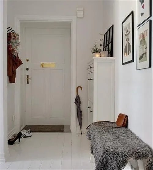 大门玄关装修效果图 你家玄关还缺少这样一个柜子