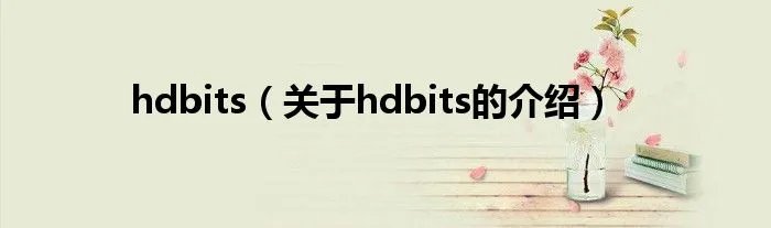 hdbits（关于hdbits的介绍）
