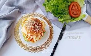 新奥尔良烤鸡腿堡