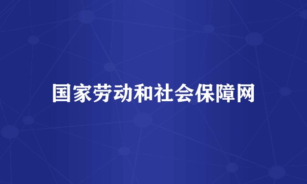 国家劳动和社会保障网