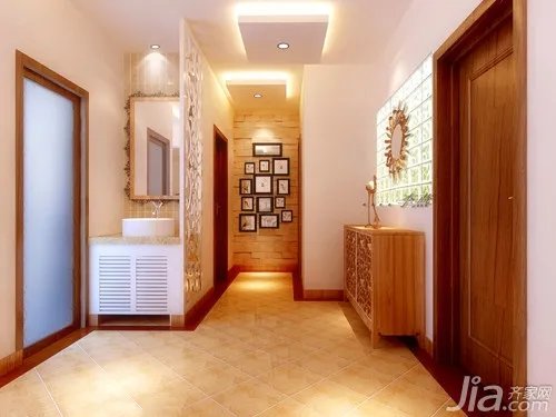 进门玄关效果图 玄关设计效果图