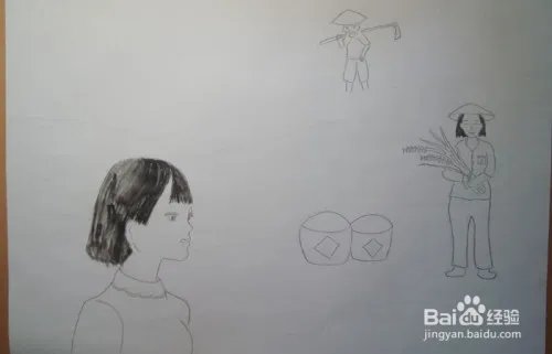 劳动最光荣的绘画图