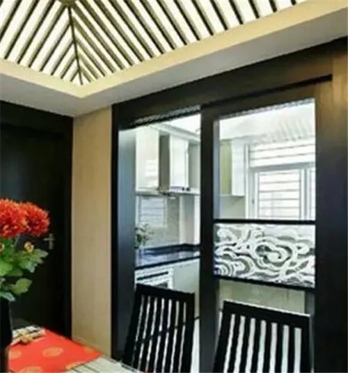 室内厨房门装修效果图 美观实用厨房门设计