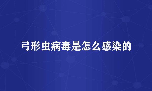 弓形虫病毒是怎么感染的