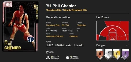 《NBA2K19》菲尔切尼尔领衔复古卡属性简析 粉钻菲尔切尼尔好用吗