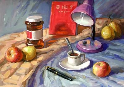 酱油瓶水粉画法，求图解