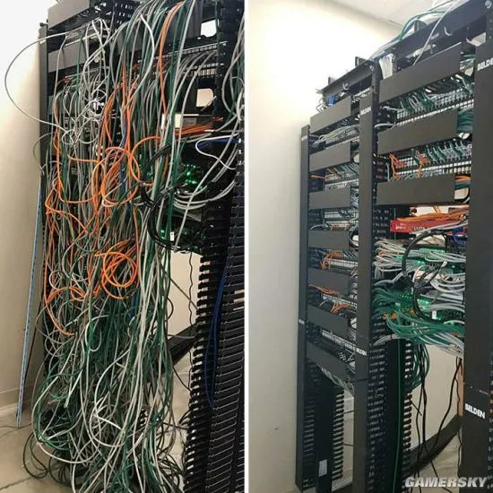 强迫症大呼内行 网友分享整理杂乱的电脑线