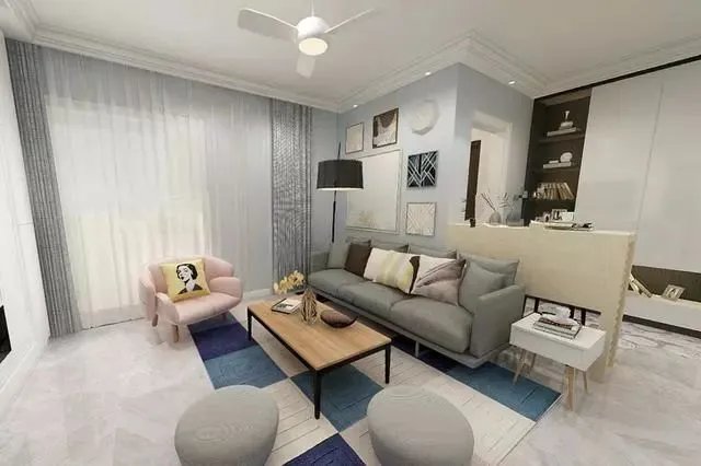 客厅装修效果图，特别简单实用的客厅装修效果