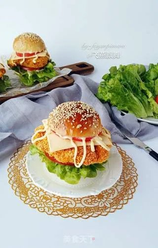 新奥尔良烤鸡腿堡